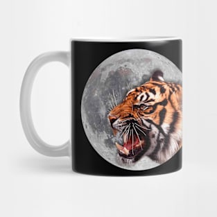 The tiger and the moon Mug